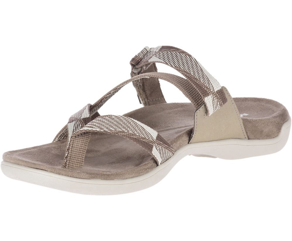 Sandálias Senhora - Merrell District Mendi Thong - Cinzentas - VUD905423